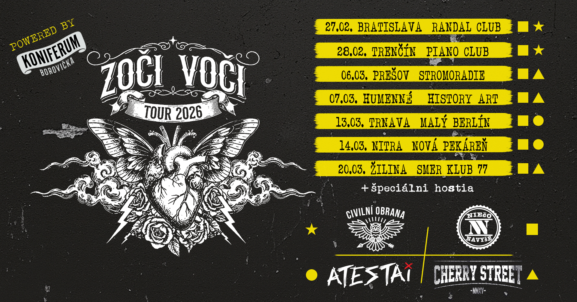 ZOČI VOČI TOUR 2026 - Nitra